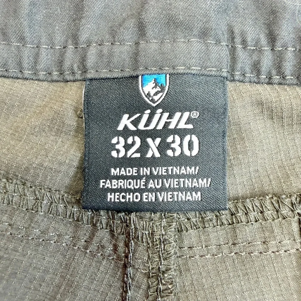 Kuhl Silencr Pants Mens 32x30 Brown Ripstop Lightweight Outdoor Hiking Utility - Picture 4 of 11